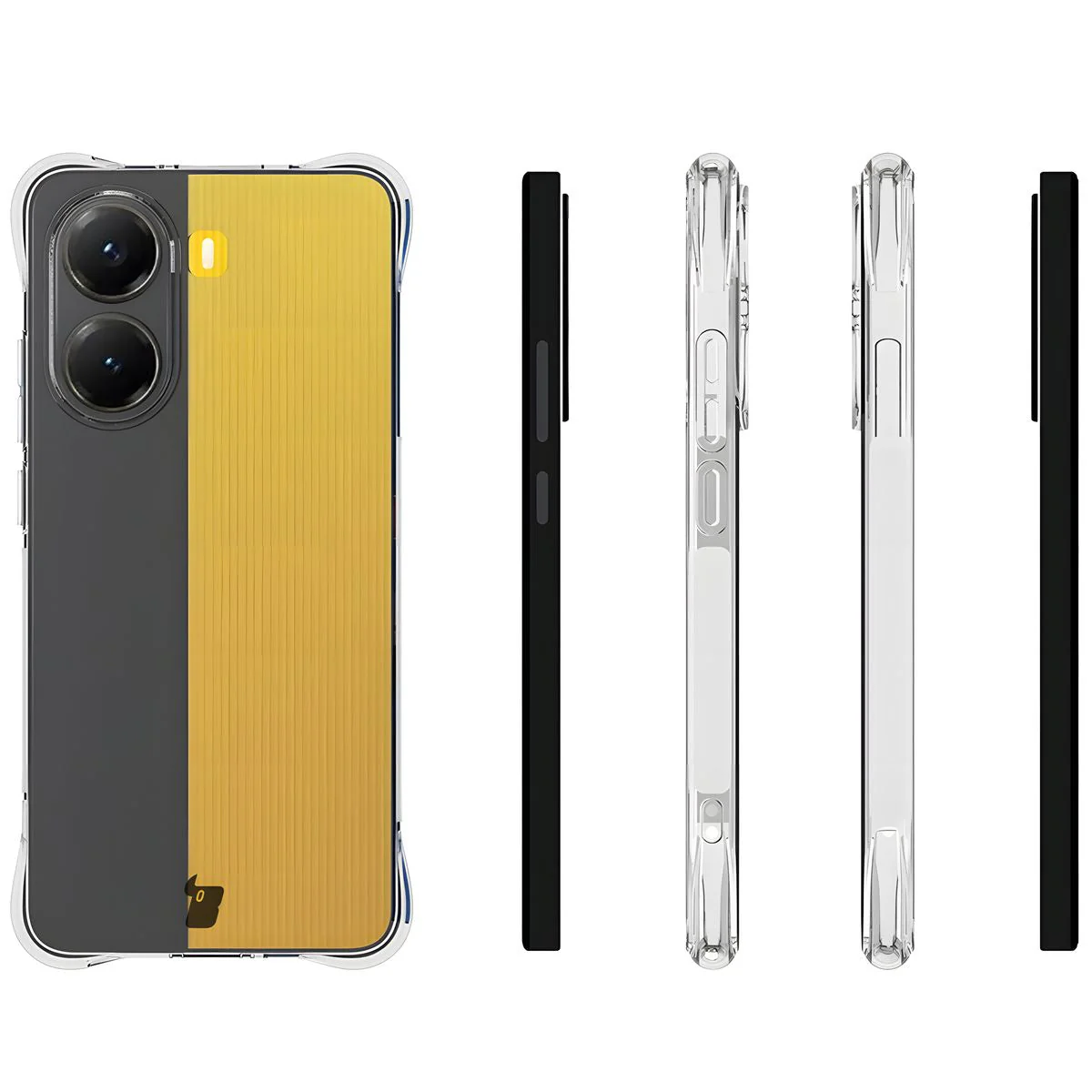 Flexible Handyhülle für Xiaomi Poco X7 Pro, Bizon Case Salpa, Transparent - Image 3