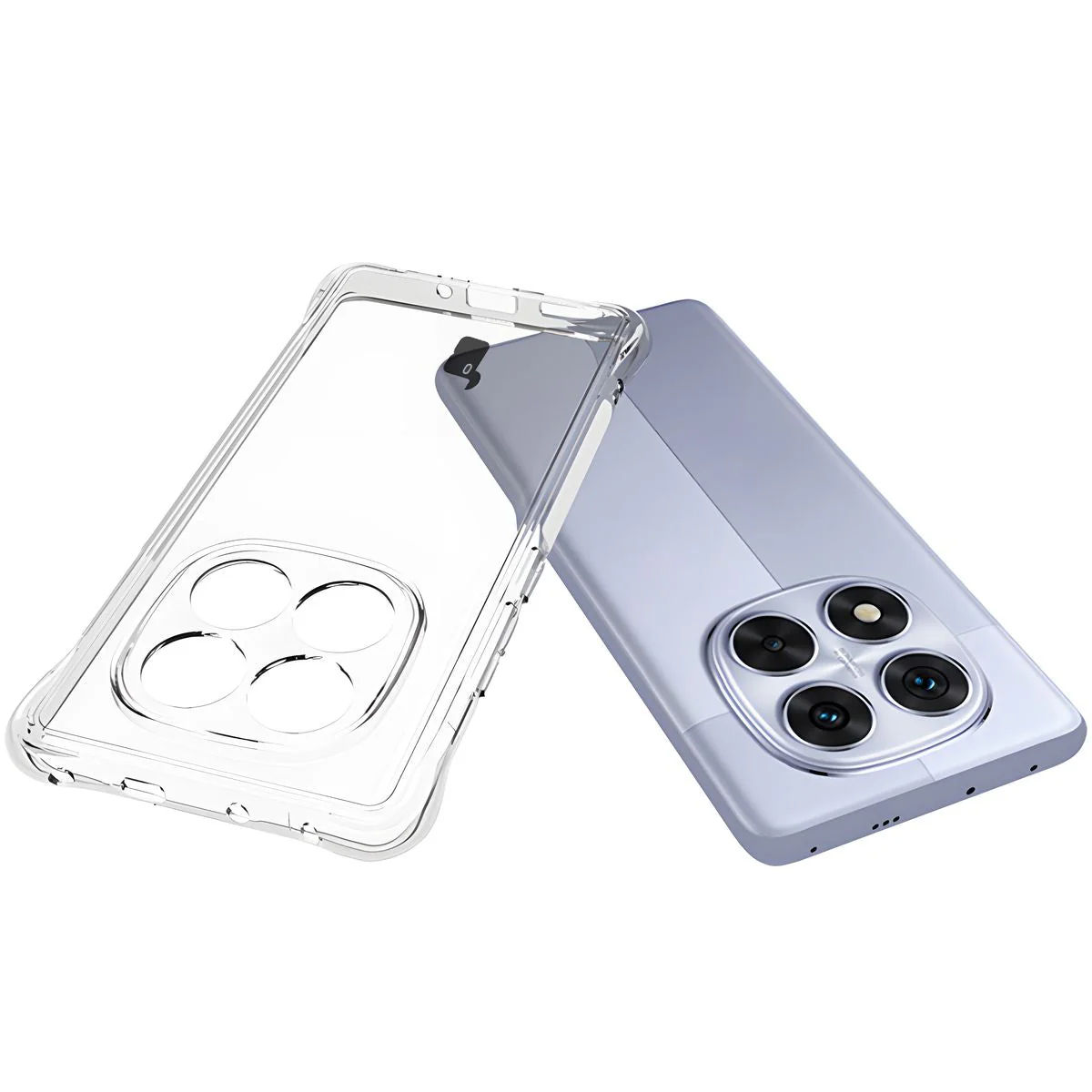 Flexible Handyhülle für Xiaomi Redmi Note 14 Pro 5G / Poco X7, Bizon Case Salpa, Transparent - Image 4