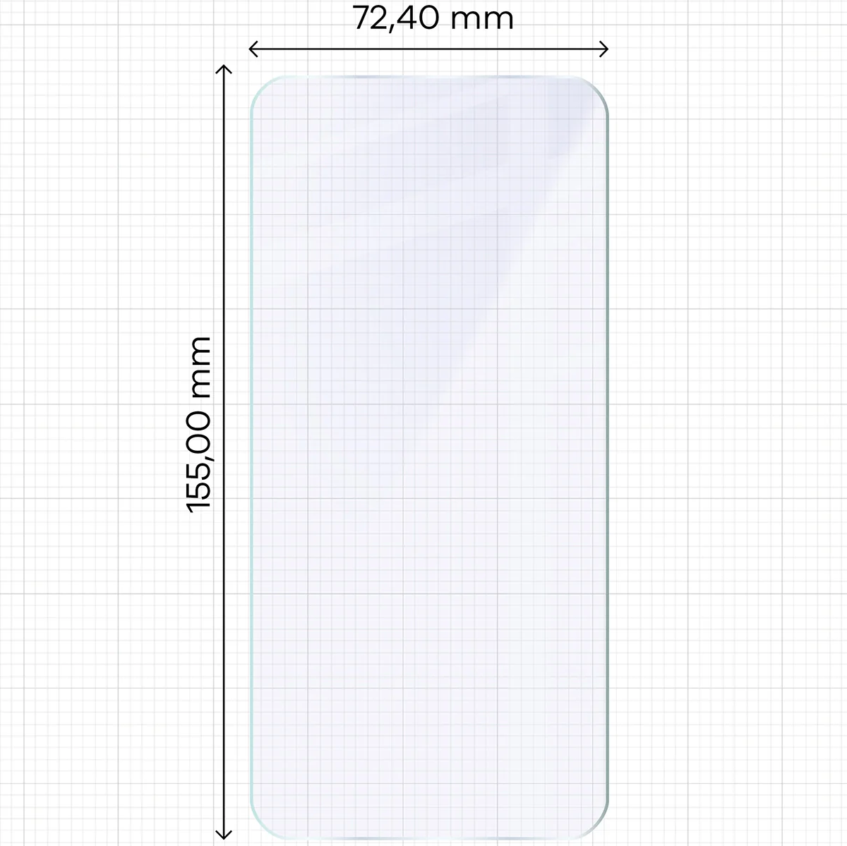 Flexibles Hybridglas für Galaxy S24 Plus, Bizon Glass Mule Duo, 2 Stück - Image 2