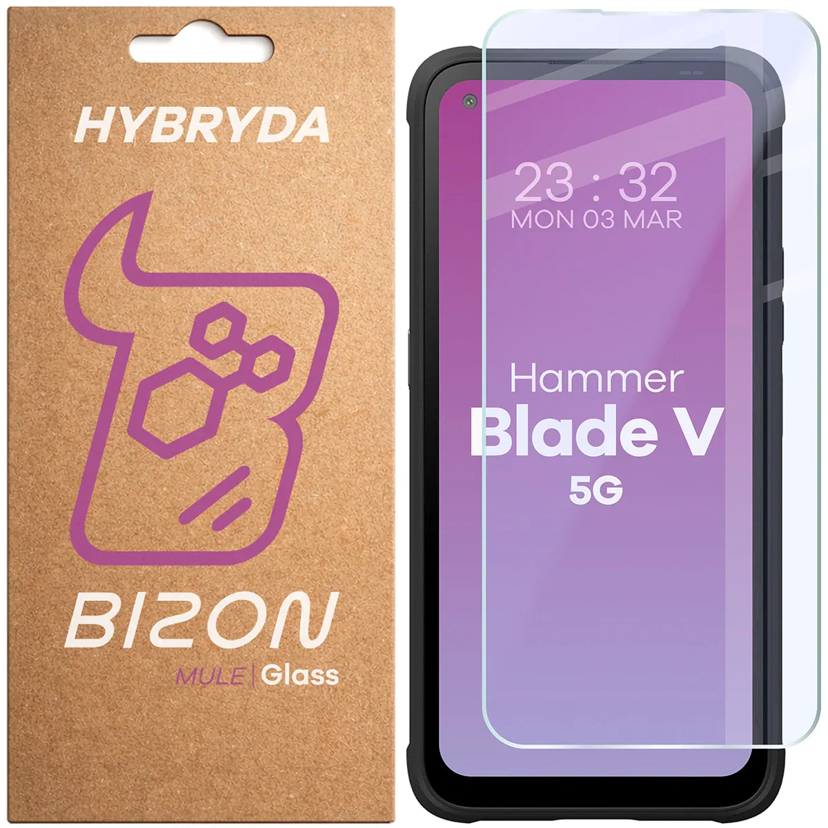 Flexibles Hybridglas für HAMMER Blade V 5G, Bizon Glass Mule