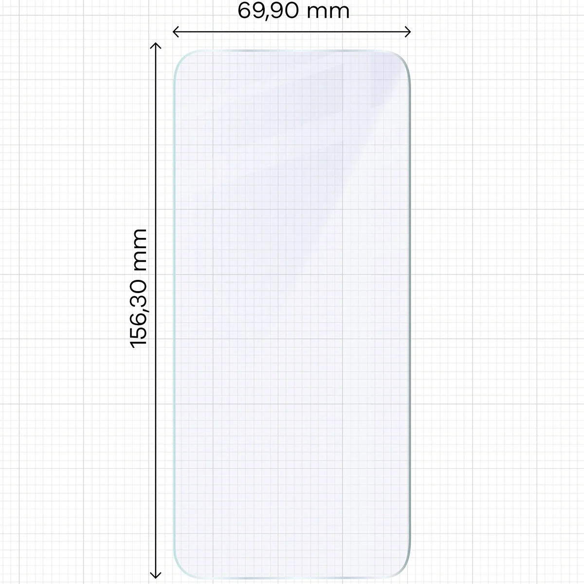 Flexibles Hybridglas für Honor 400 Lite, Bizon Glass Mule - Image 2