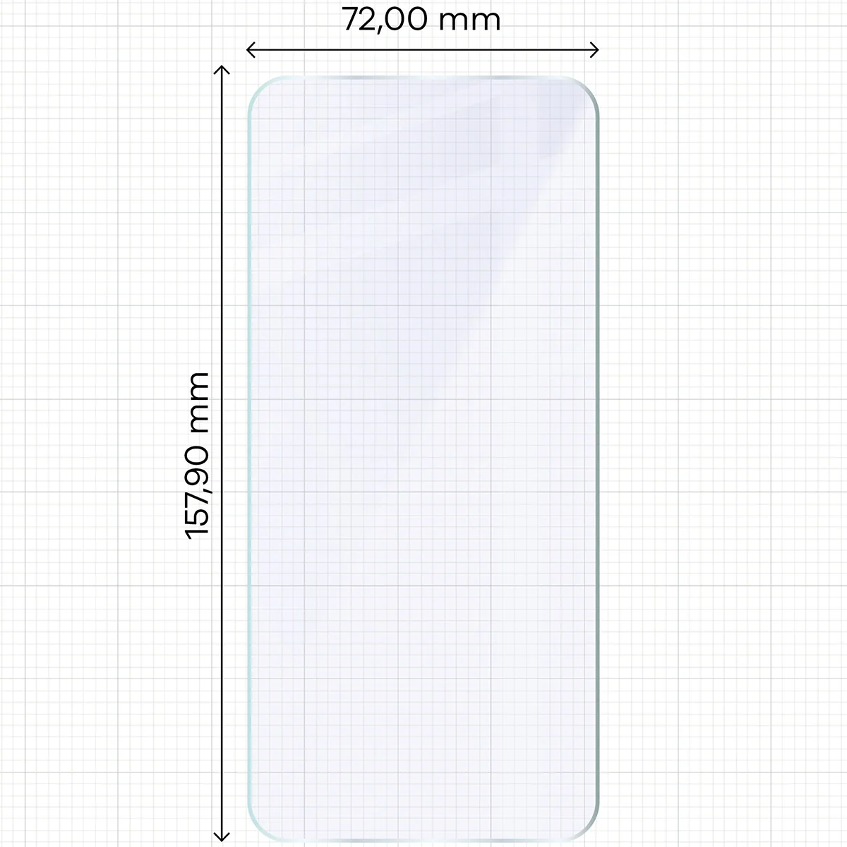 Flexibles Hybridglas für Honor Magic8 Lite, Bizon Glass Mule - Image 2