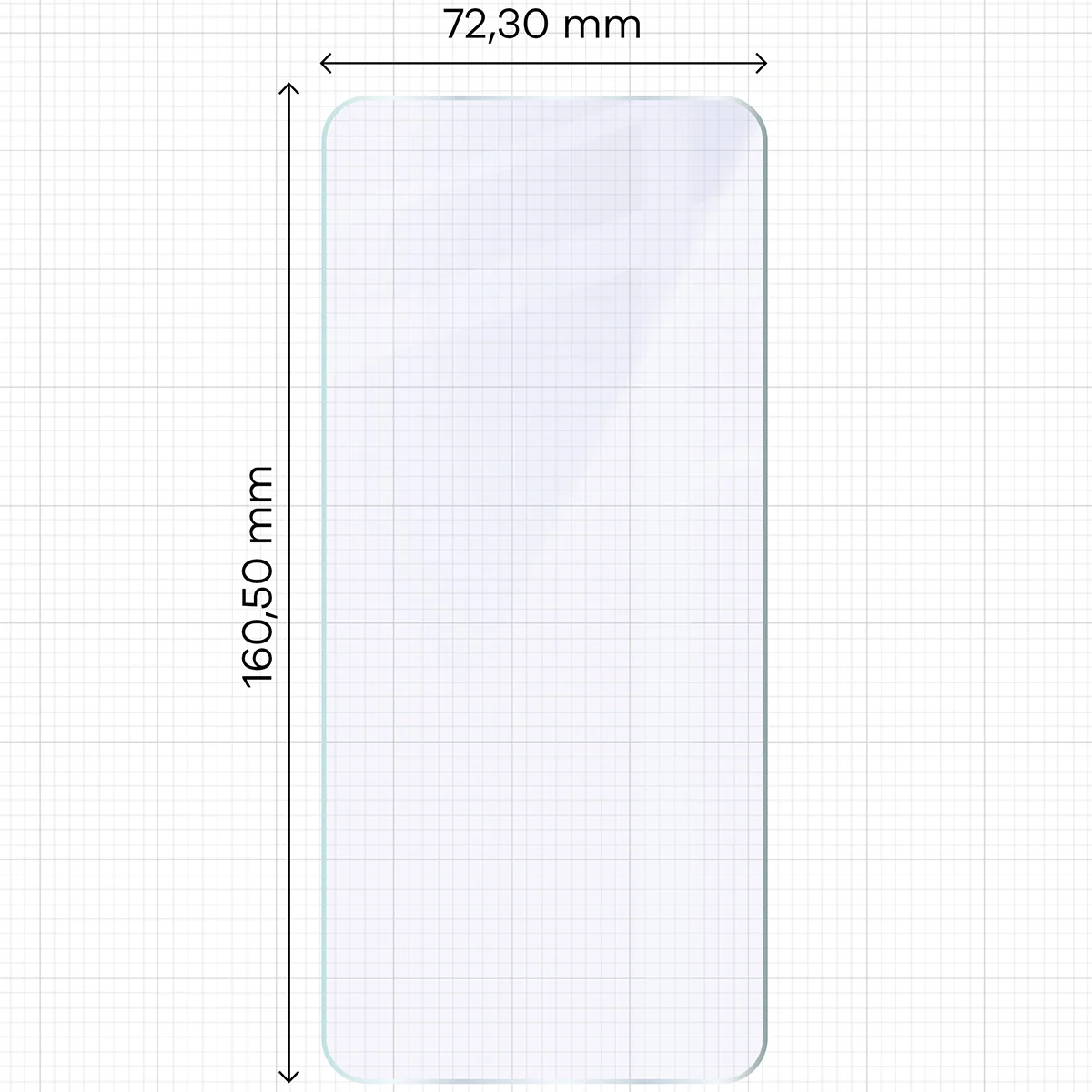 Flexibles Hybridglas für Nothing Phone (3a) Lite, Bizon Glass Mule - Image 2