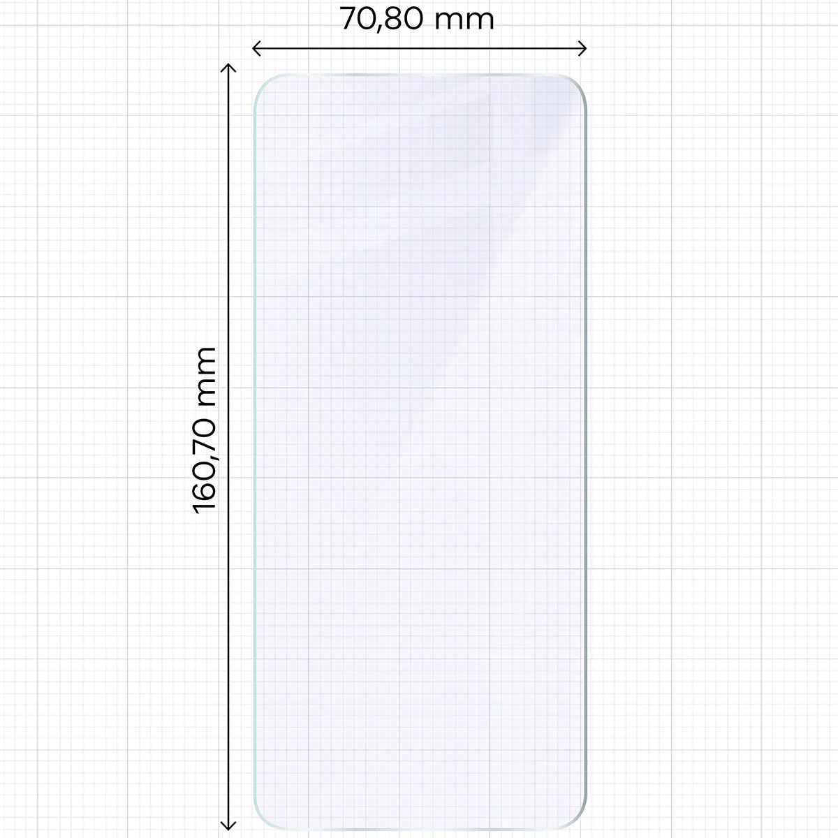 Flexibles Hybridglas für Oppo A5 5G, Bizon Glass Mule - Image 2