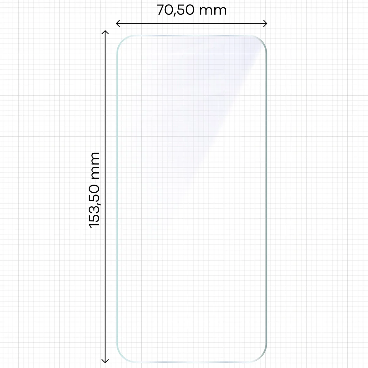 Flexibles Hybridglas für Oppo A6 Pro 5G, Bizon Glass Mule - Image 2
