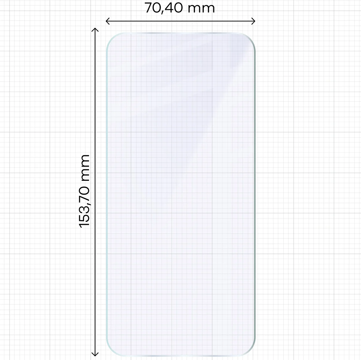Flexibles Hybridglas für Oppo Find X9, Bizon Glass Mule Duo, 2 Stück - Image 2