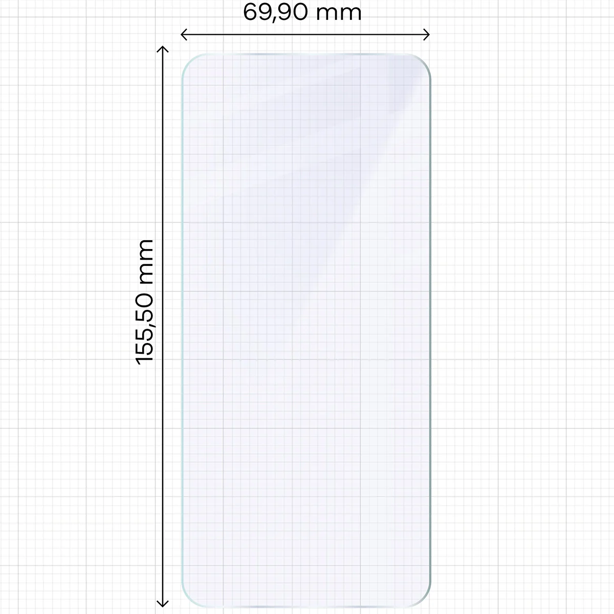 Flexibles Hybridglas für Realme 14 Pro Plus 5G, Bizon Glass Mule - Image 2