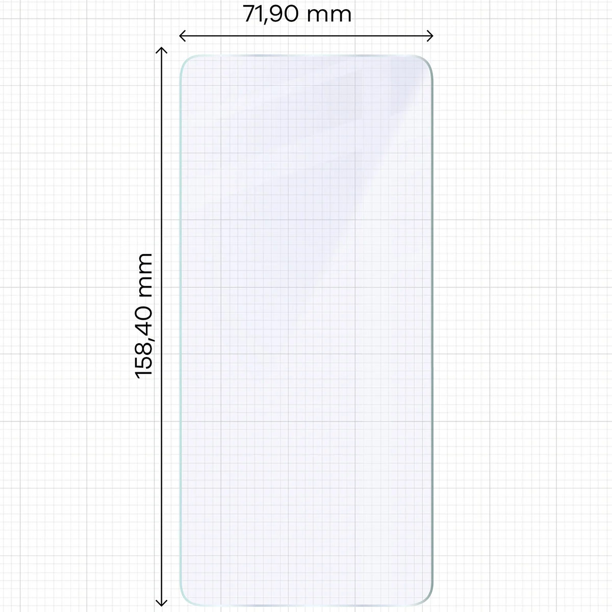 Flexibles Hybridglas für Realme GT 7, Bizon Glass Mule Duo, 2 Stück - Image 2