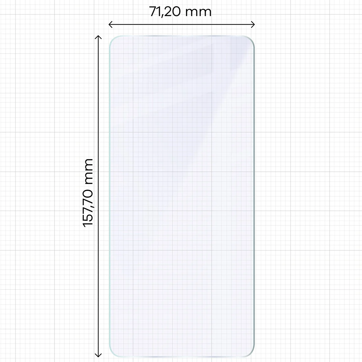 Flexibles Hybridglas für Vivo V60 Lite 5G, Bizon Glass Mule - Image 2