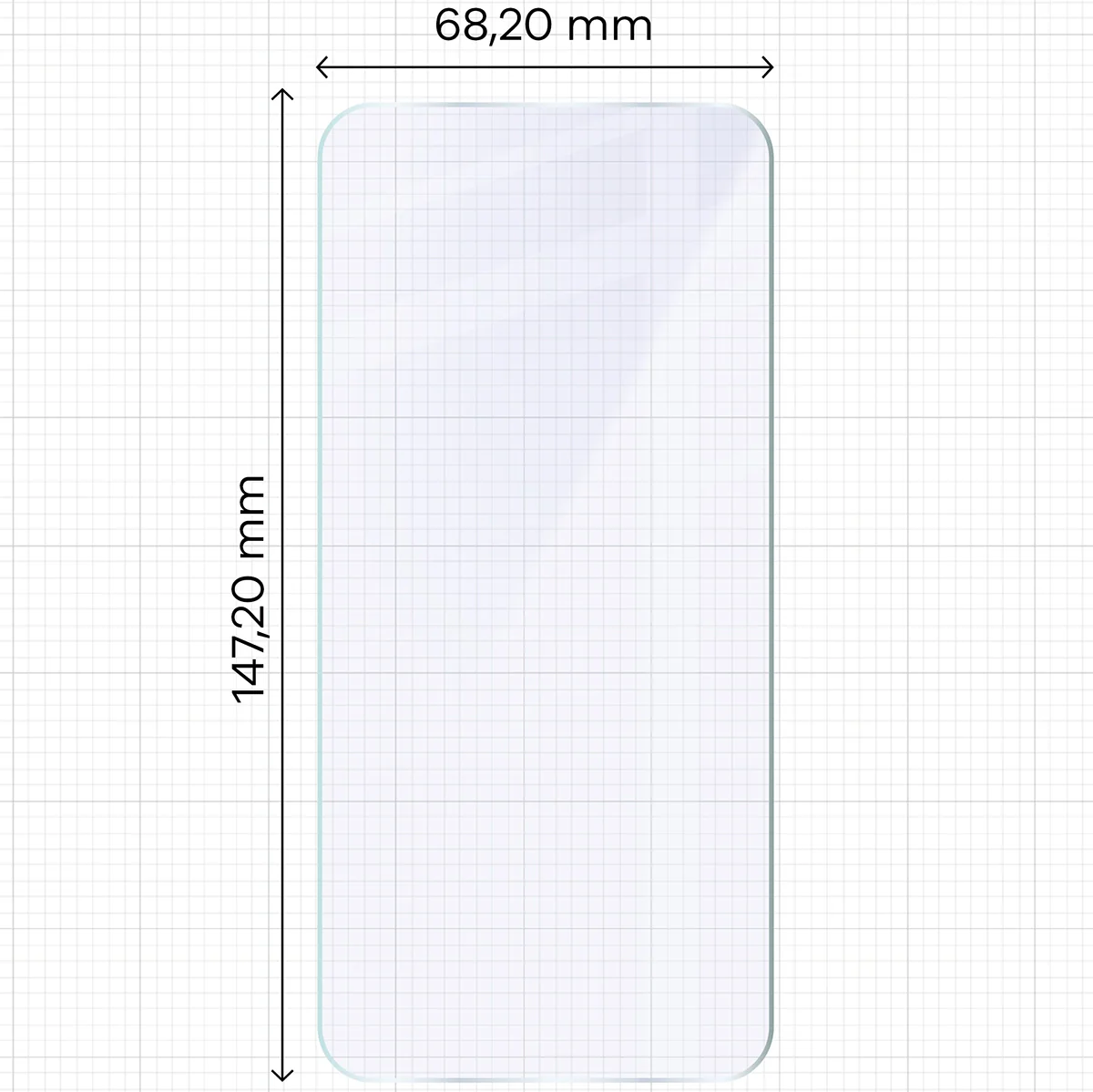 Flexibles Hybridglas für Vivo X300, Bizon Glass Mule - Image 2