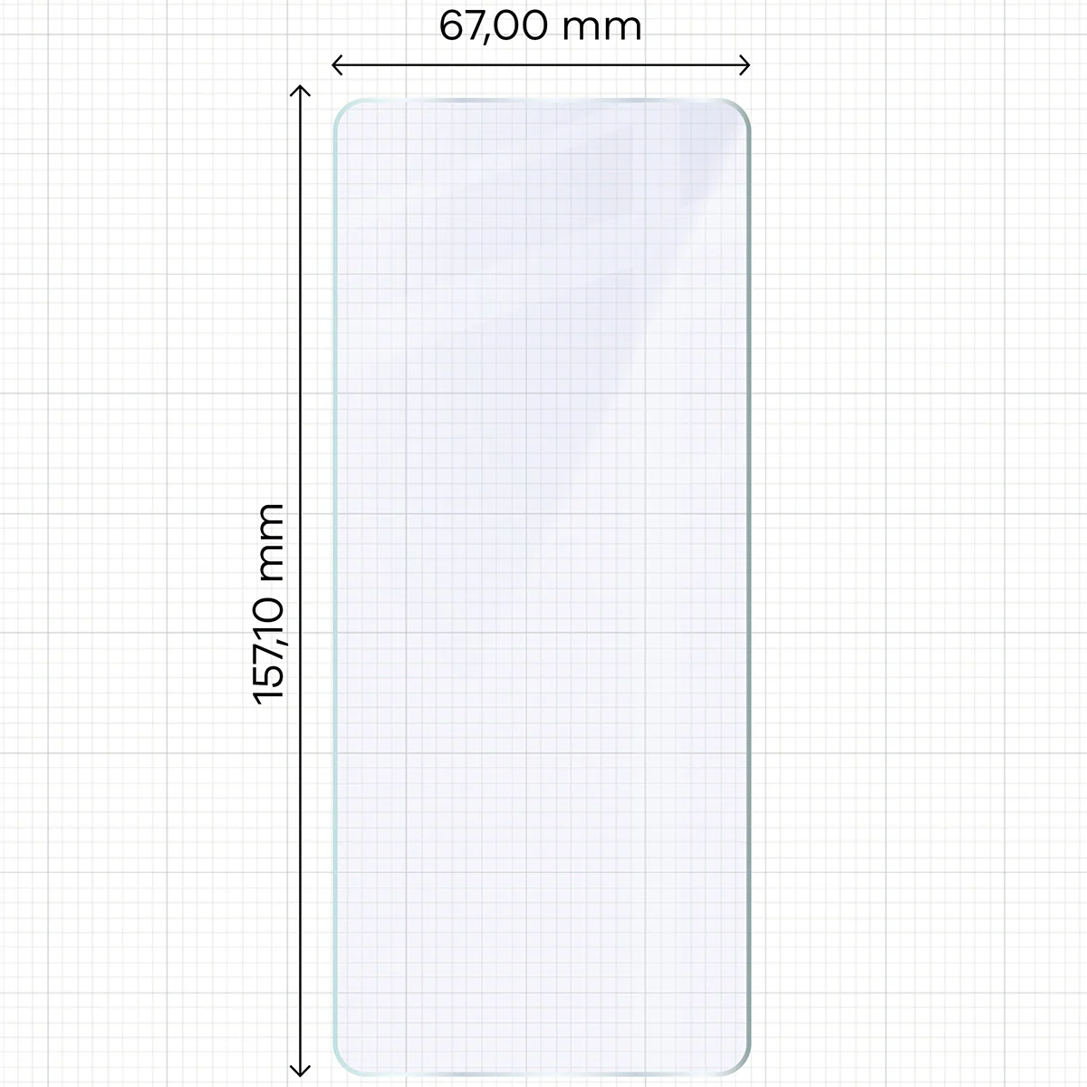 Flexibles Hybridglas für Xiaomi Redmi Note 15 4G / 5G, Bizon Glass Mule - Image 2
