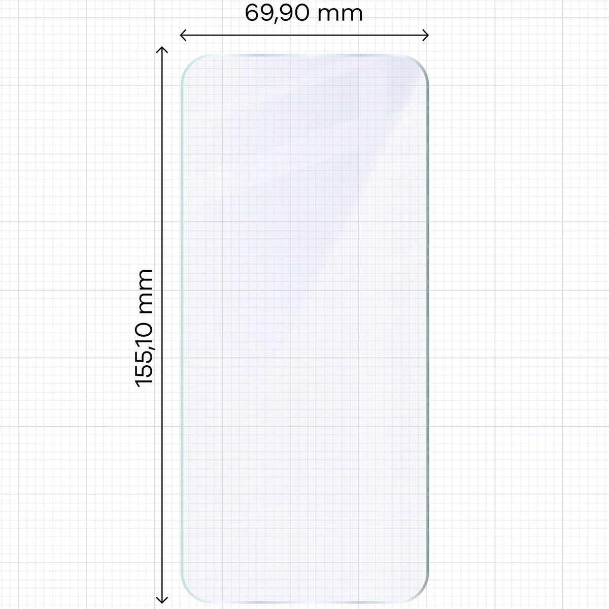 Flexibles Hybridglas für Xiaomi Redmi Note 15 Pro Plus 5G, Bizon Glass Mule - Image 2