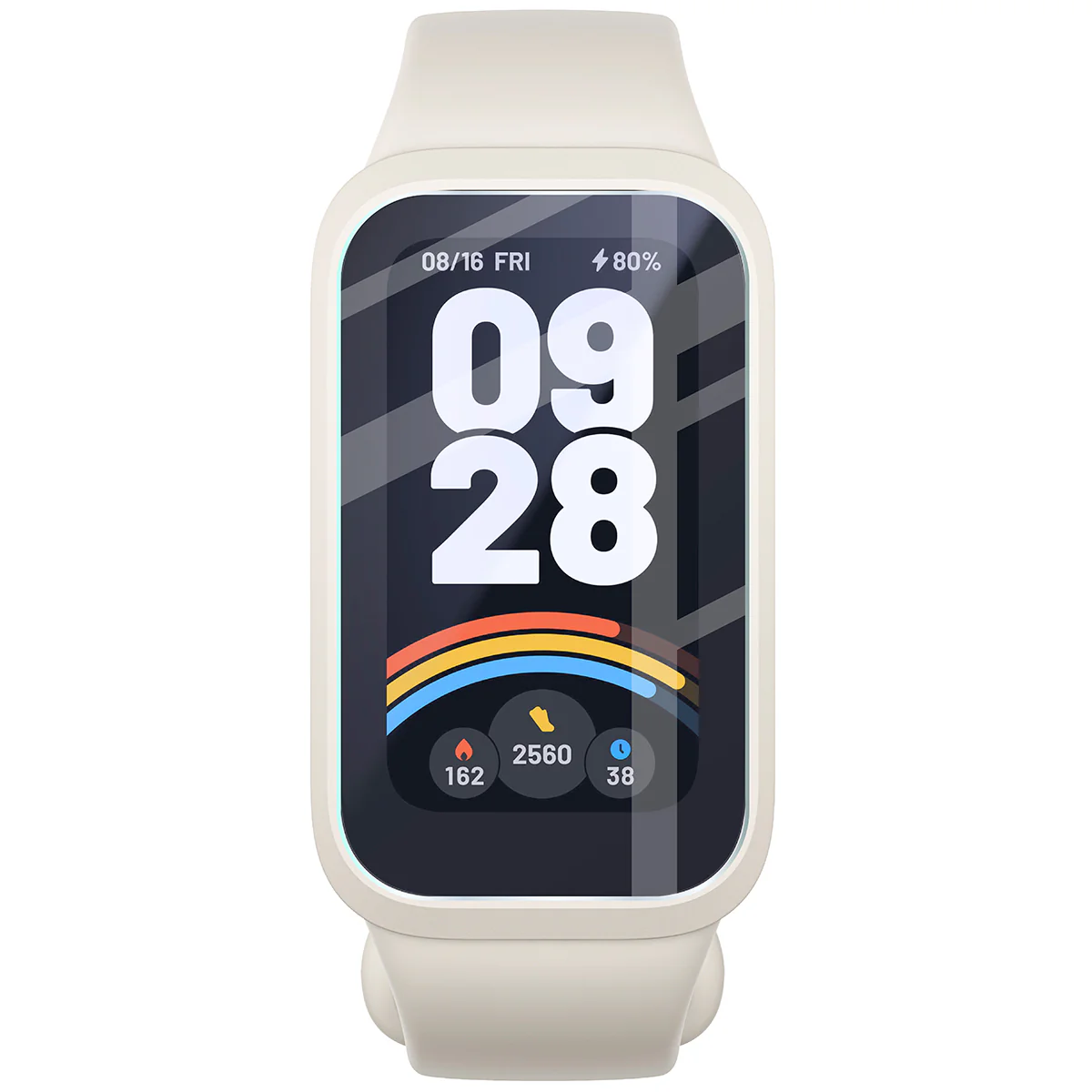 Flexibles Hybridglas für Xiaomi Smart Band 9 Active, Bizon Glass Watch Mule - Image 2