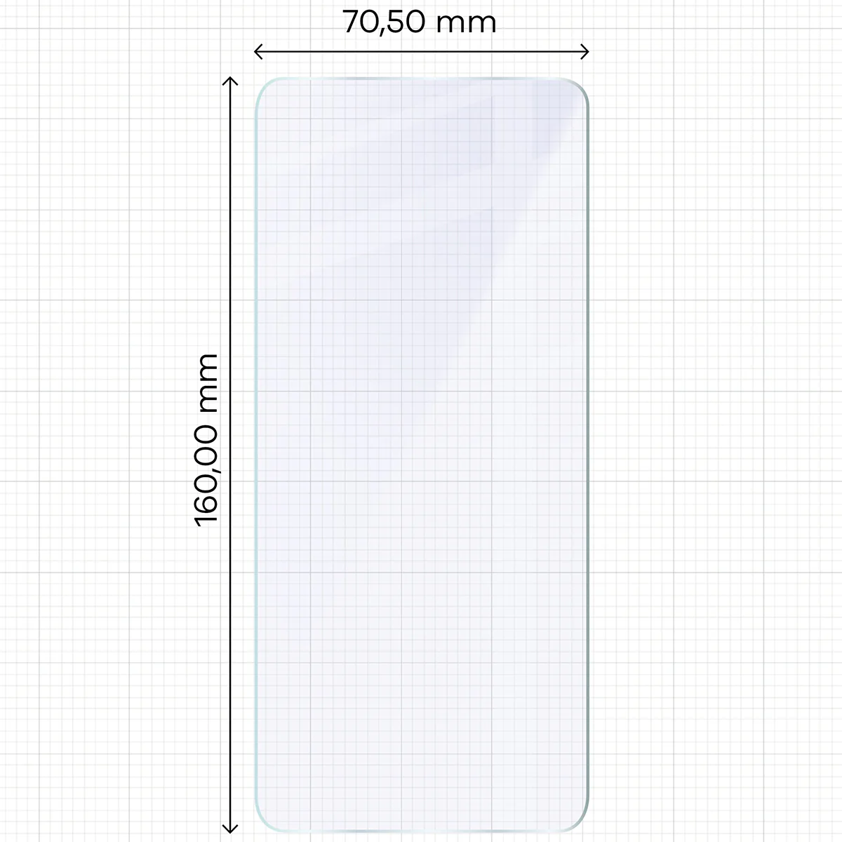Flexibles Hybridglas für Motorola Moto G15 / G15 Power / E15, Bizon Glass Mule - Image 2