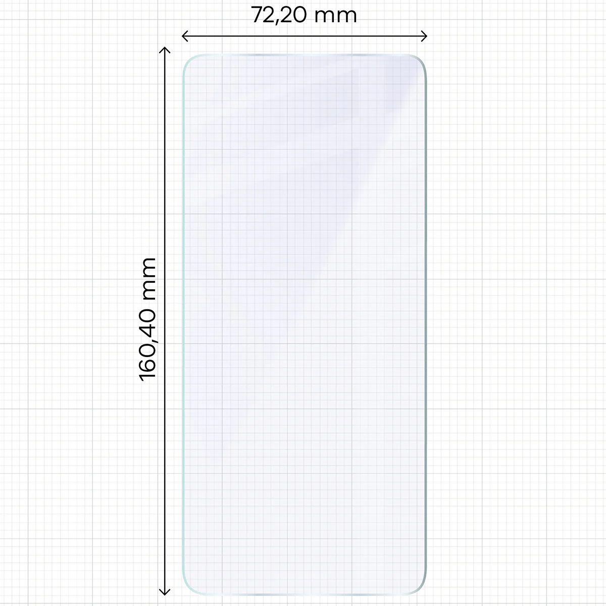 Flexibles Hybridglas für Nothing Phone (3a), Bizon Glass Mule - Image 2