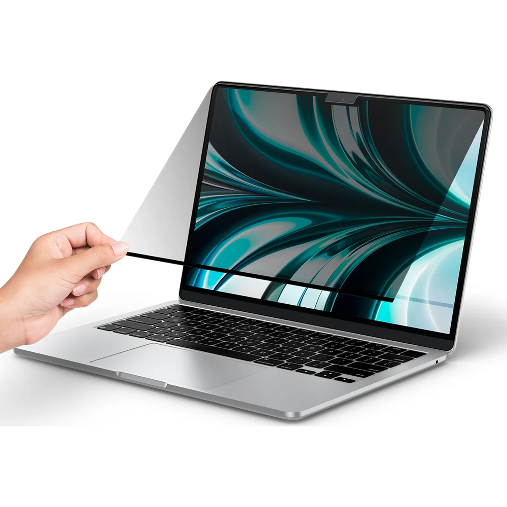 Folie mit Sichtschutzfilter für MacBook Air 13.6" M4 / M3 / M2, Spigen SafeView Privacy Filter - Image 2