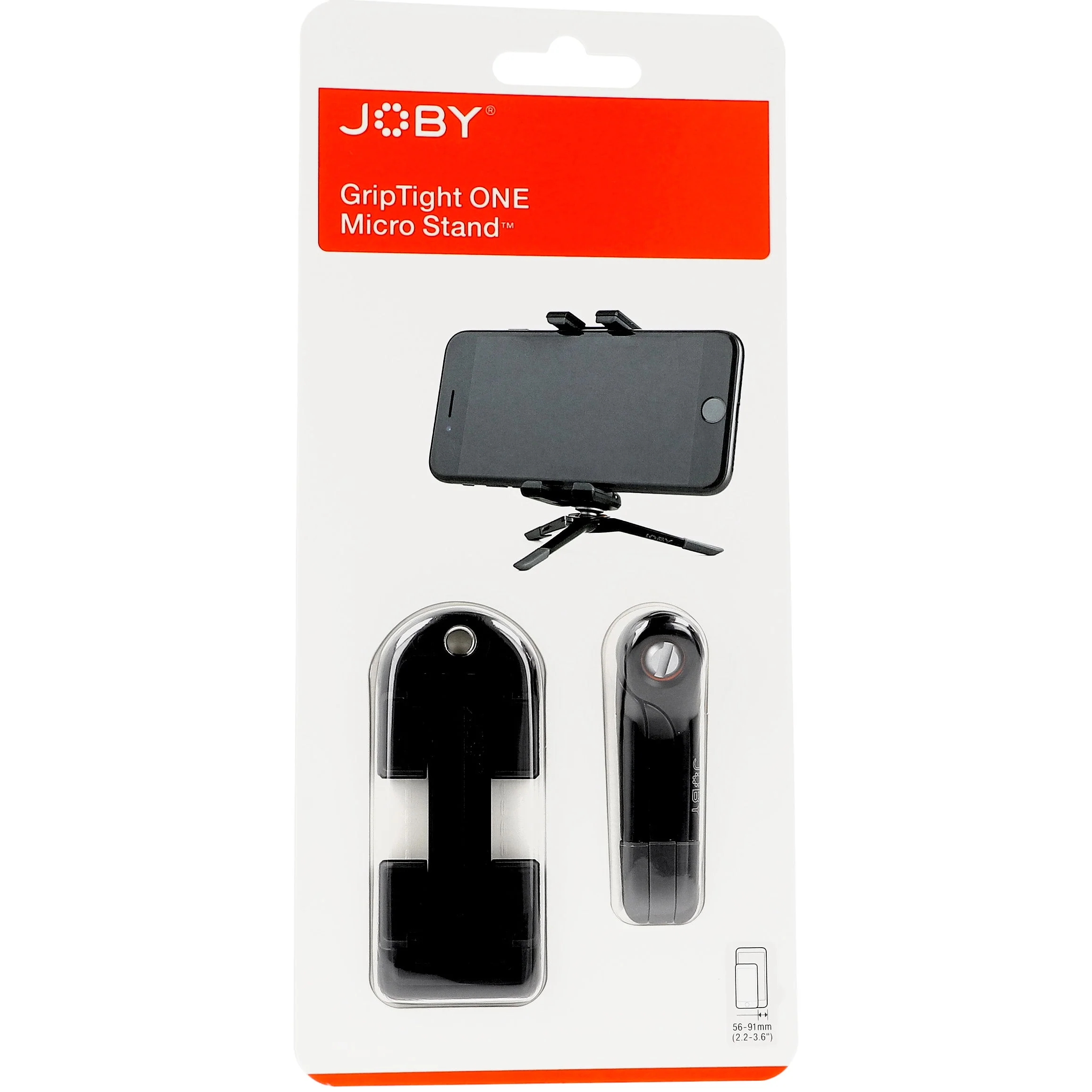 Fotostativ für Smartphone, Joby GripTight ONE Micro mit Kugelkopf und Klammer, Schwarz - Image 7