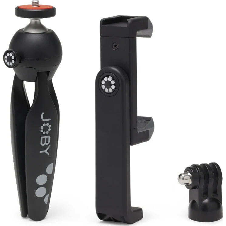 Fotostativ für Smartphones und GoPro, Joby HandyPod 2 mit Kugelkopf und GripTight 360 Halter, Schwarz - Image 3