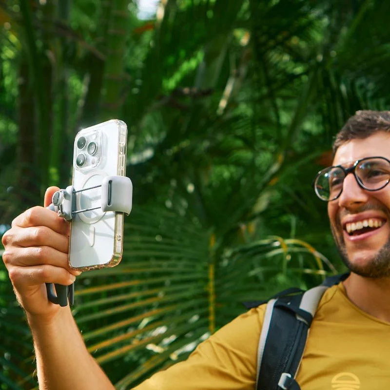 Fotostativ Joby HandyPod Clip mit Smartphone-Klammer und eingebautem Karabiner, Grau - Image 11