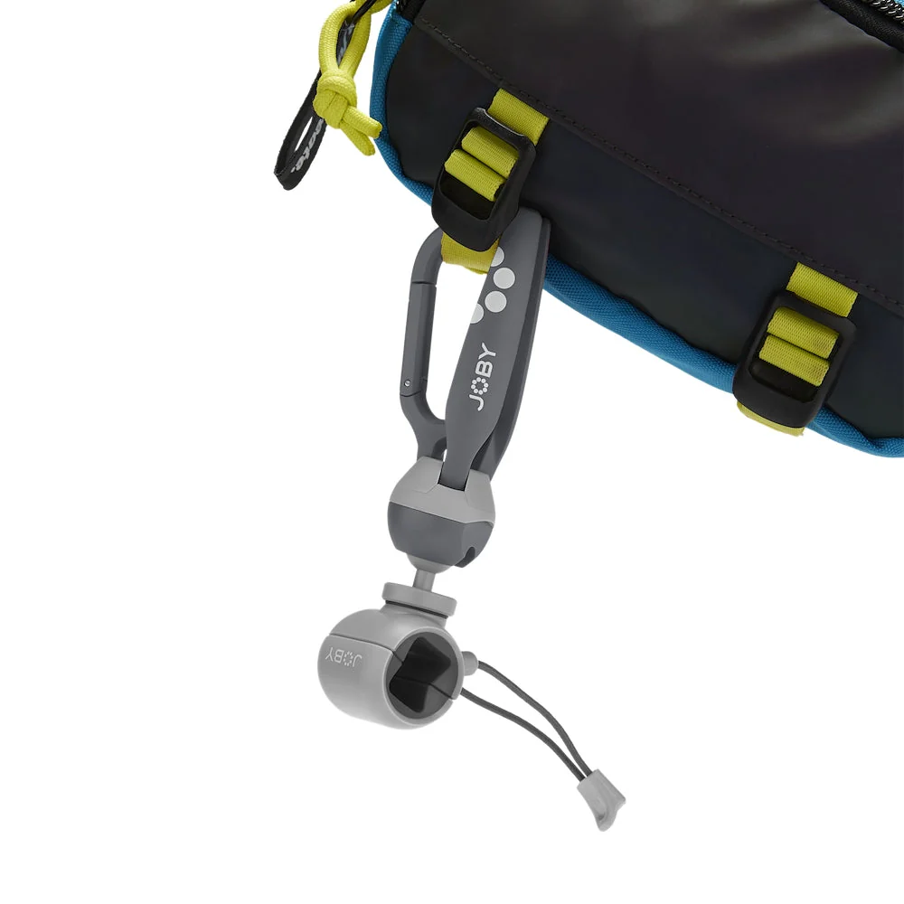 Fotostativ Joby HandyPod Clip mit Smartphone-Klammer und eingebautem Karabiner, Grau - Image 5