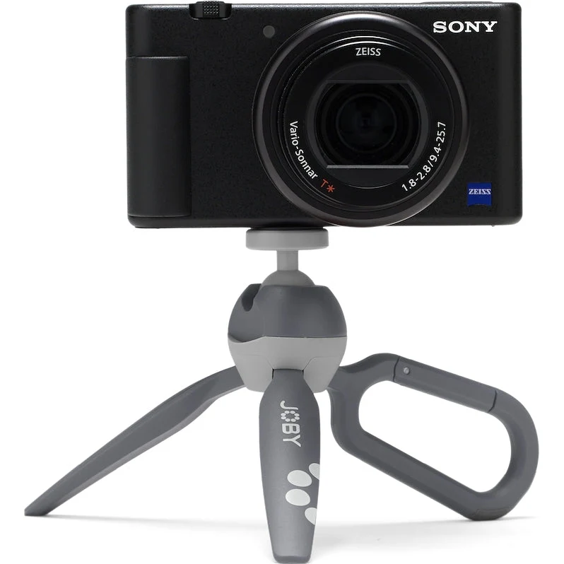 Fotostativ Joby HandyPod Clip mit Smartphone-Klammer und eingebautem Karabiner, Grau - Image 6