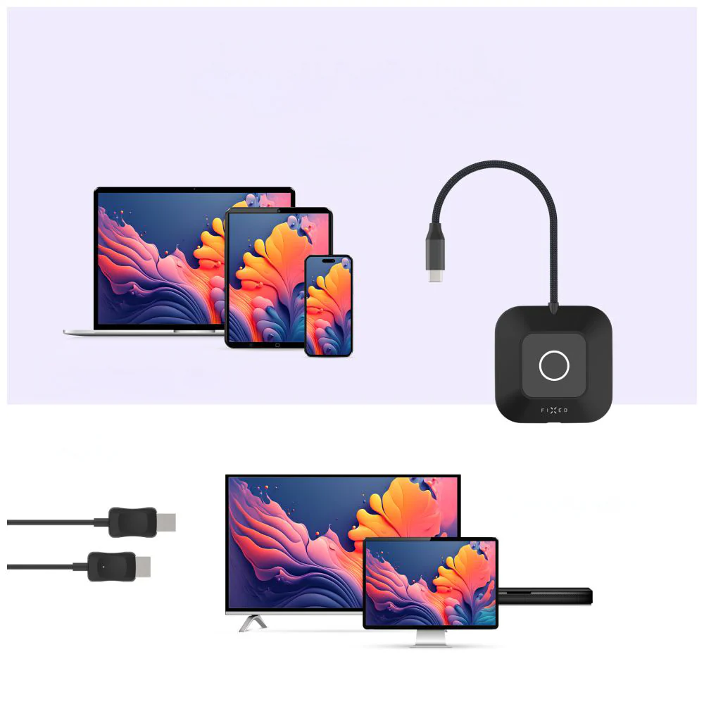 Funk-HDMI-Transmitter Fixed AirLink, 100 W, PD 3.0, Schwarz - Image 4