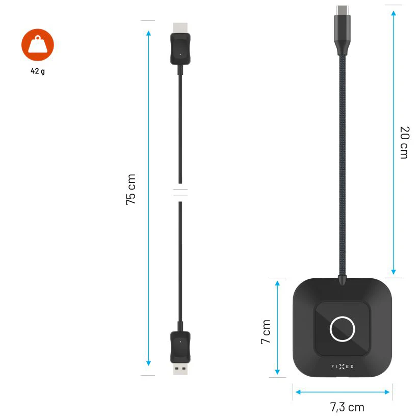 Funk-HDMI-Transmitter Fixed AirLink, 100 W, PD 3.0, Schwarz - Image 8