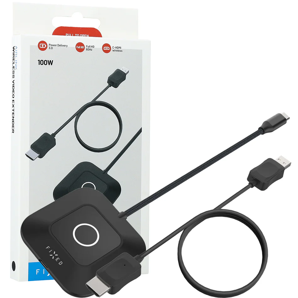 Funk-HDMI-Transmitter Fixed AirLink, 100 W, PD 3.0, Schwarz - Image 9