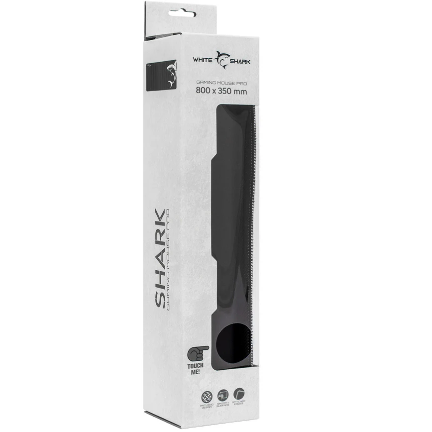 Gaming-Mauspad, White Shark SHARK XL, 800 x 350 mm, Schwarz - Image 4