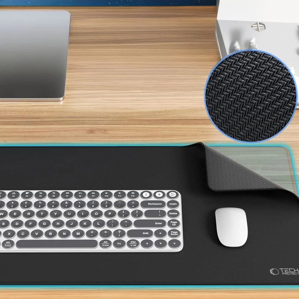 Gaming-Schreibtisch-Mauspad, Tech-Protect A100 Mouse Pad 100x50cm, Schwarz - Image 8