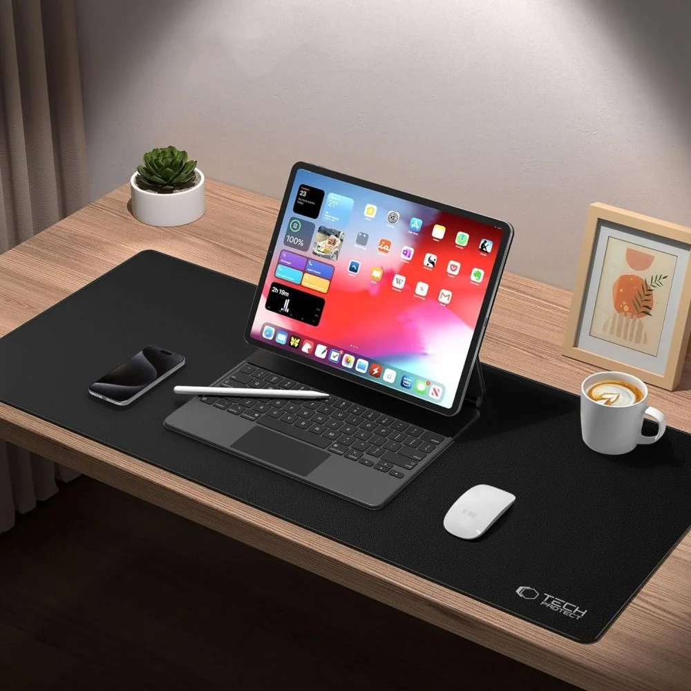 Gaming-Schreibtisch-Mauspad, Tech-Protect A100 Mouse Pad 100x50cm, Schwarz - Image 9