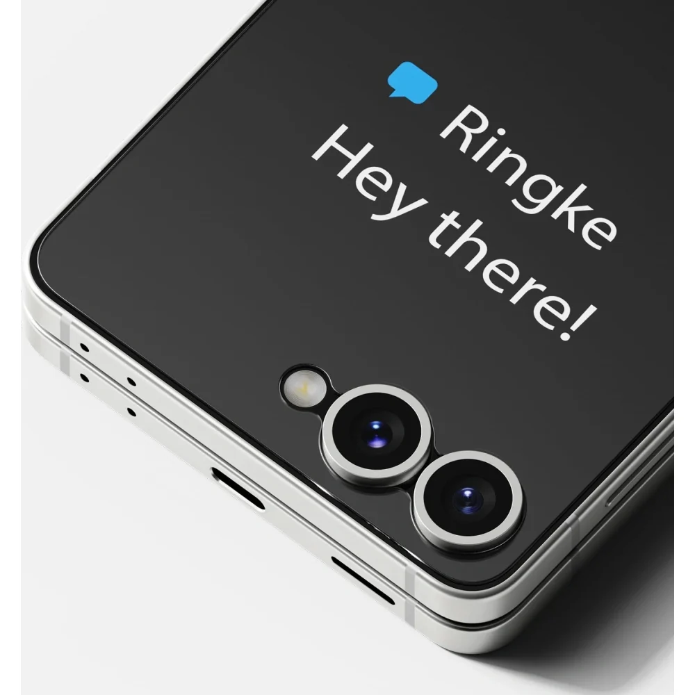 Gehärtetes Bildschirmglas mit Applikator für Galaxy Z Flip7, Ringke Cover Display Pro, Transparent, 2 Stück - Image 5