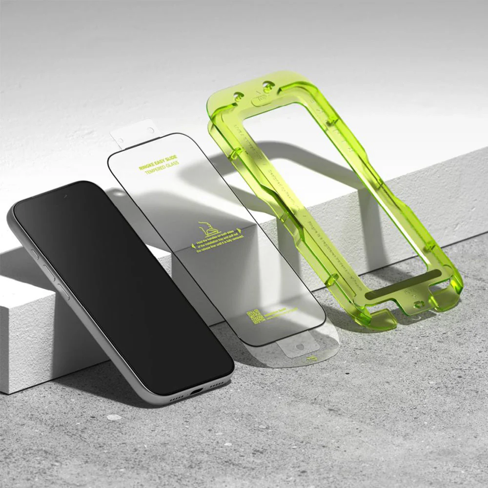 Gehärtetes Bildschirmglas mit Applikator für iPhone 17 Pro Max, Ringke Easy Slide, 2 Stück - Image 4