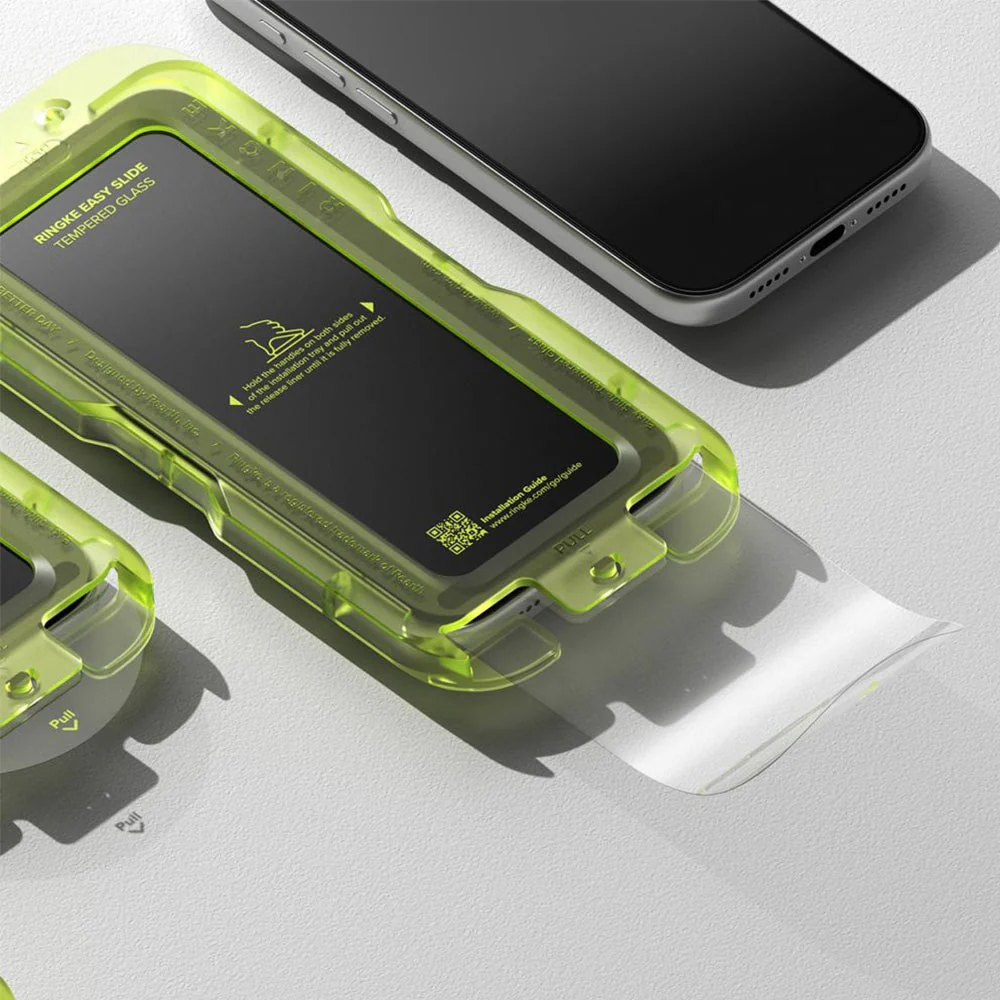 Gehärtetes Bildschirmglas mit Applikator für iPhone 17 Pro, Ringke Easy Slide, 2 Stück - Image 5
