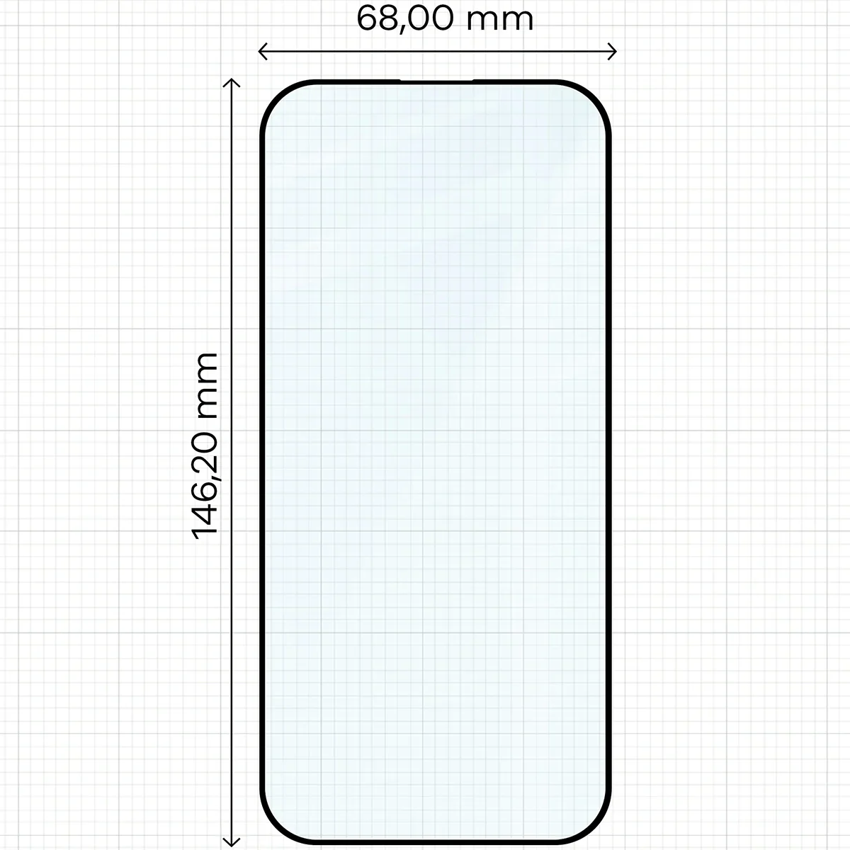 Gehärtetes Glas - 2 Stück + Kameraschutz für iPhone 17 Pro, Bizon Glass Edge Pack, Schwarz - Image 2