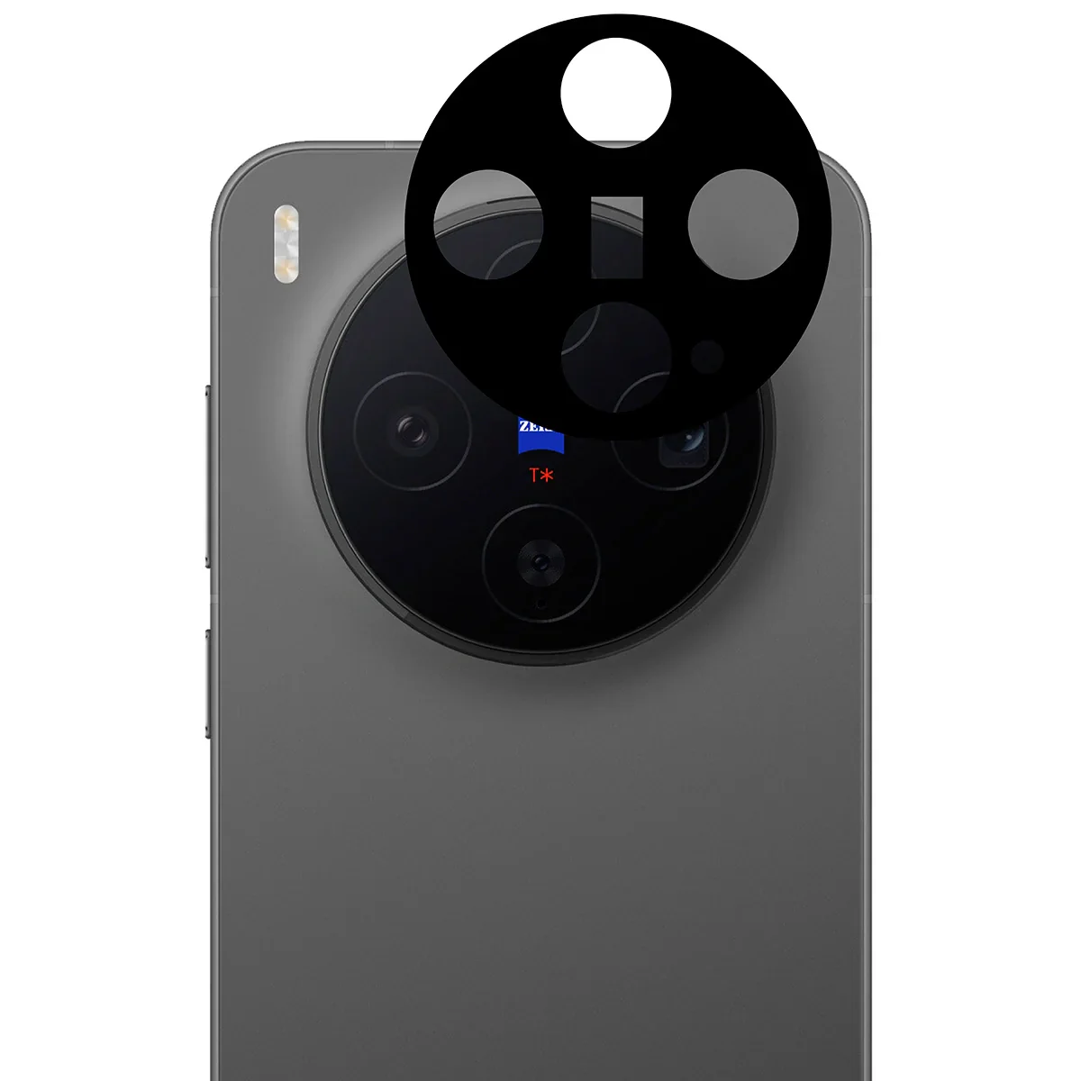 Gehärtetes Glas - 2 Stück + Kameraschutz für Vivo X300, Bizon Glass Edge Pack, Schwarz - Image 5