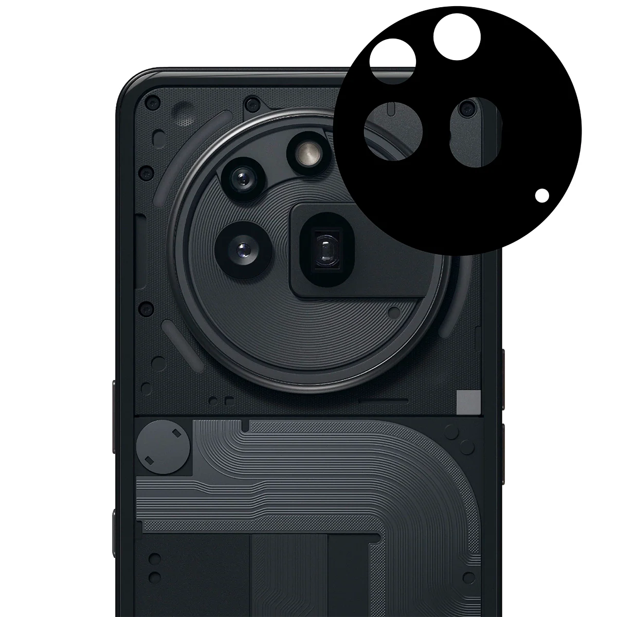 Gehärtetes Glas - 3 Stück + Kameraschutz für Nothing Phone (3a) Pro, Bizon Glass Clear Pack - Image 5