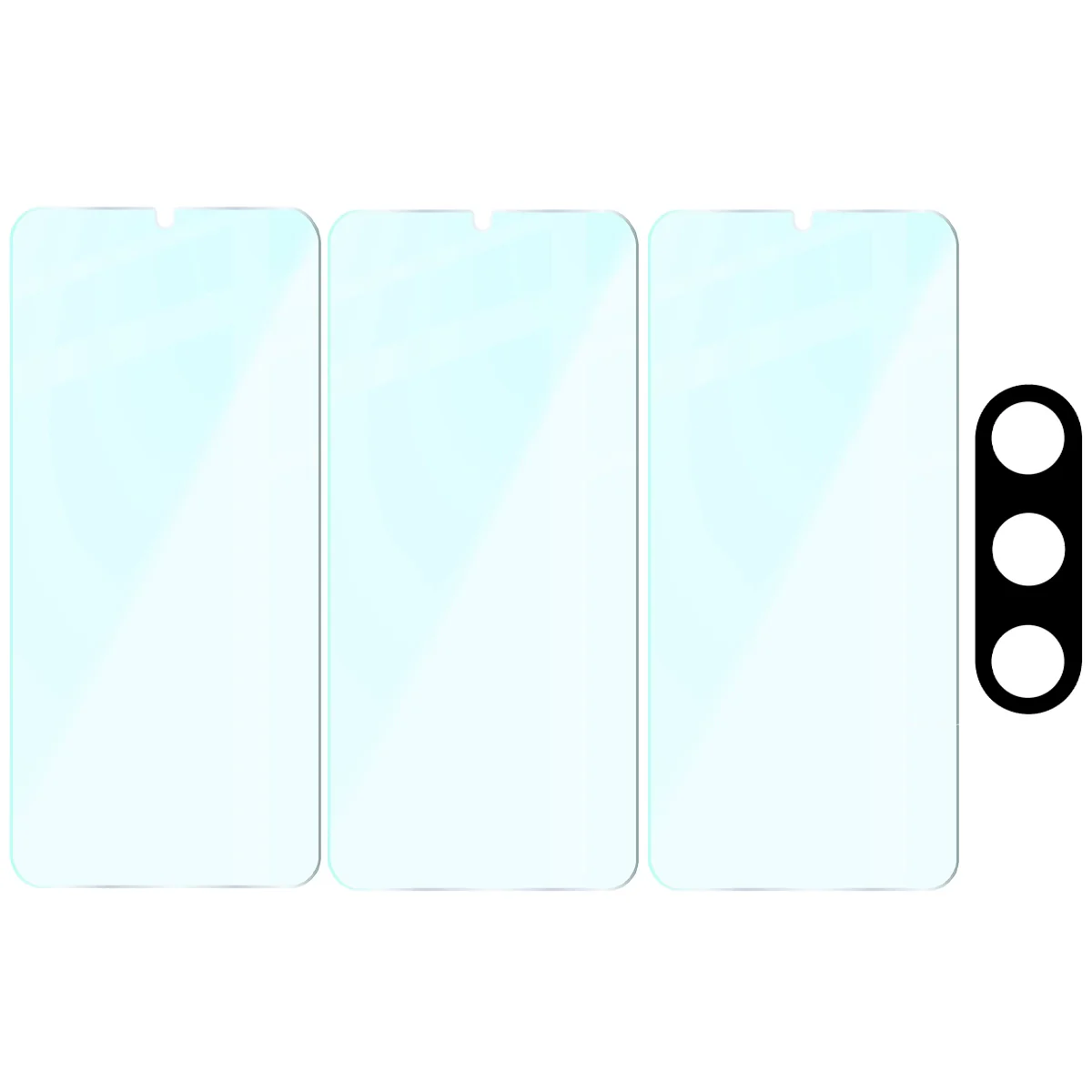 Gehärtetes Glas - 3 Stück + Kameraschutz für Samsung Galaxy A26 5G, Bizon Glass Clear Pack - Image 6