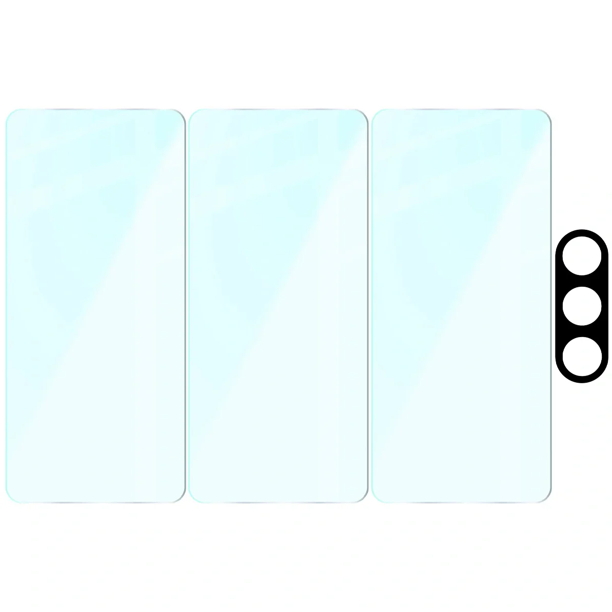 Gehärtetes Glas - 3 Stück + Kameraschutz für Galaxy S26 Ultra, Bizon Glass Clear Pack - Image 6