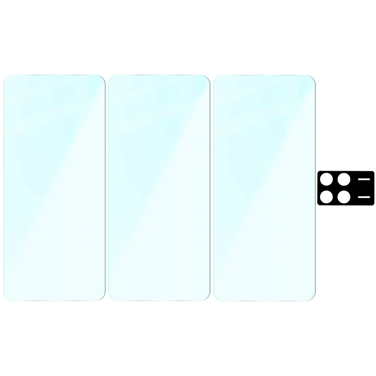Gehärtetes Glas - 3 Stück + Kameraschutz für Xiaomi POCO F6 Pro, Bizon Glass Clear Pack - Image 6