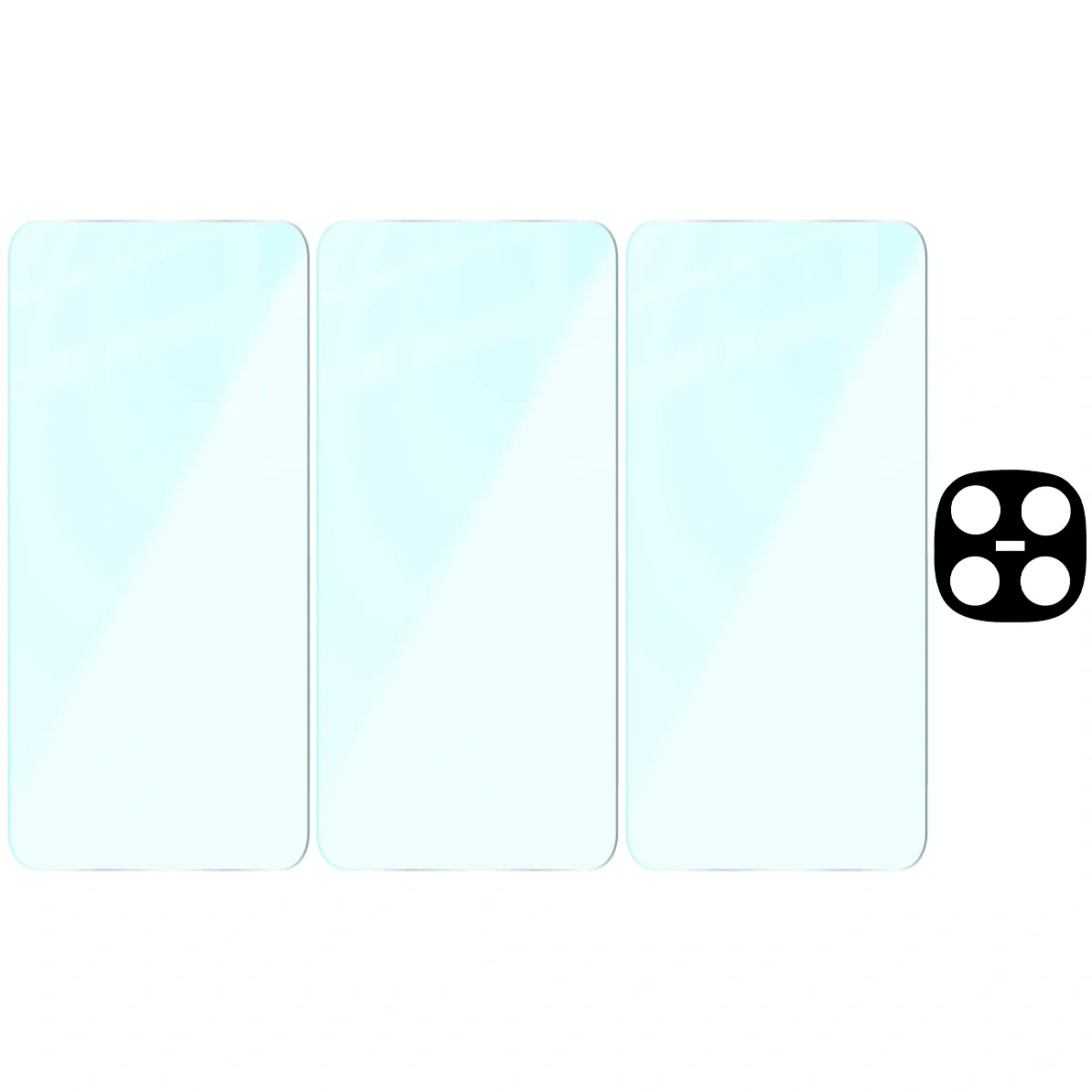 Gehärtetes Glas - 3 Stück + Kameraschutz für Xiaomi Redmi Note 15 Pro 5G, Bizon Glass Clear Pack - Image 6