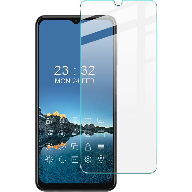 Gehärtetes Glas - 3 Stück + Kameraschutz, Realme C33, Bizon Glass Clear 2 Pack - Image 6