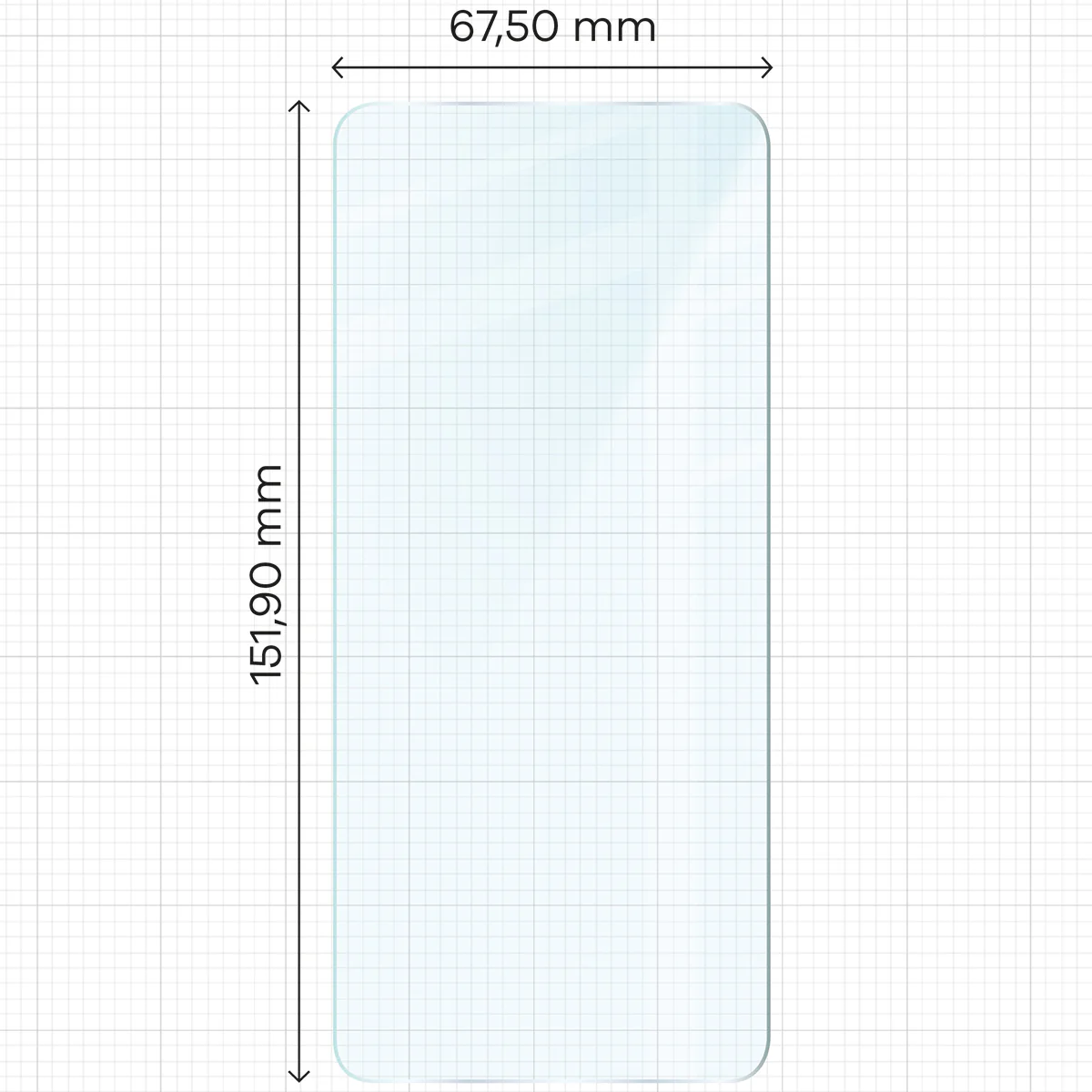 Gehärtetes Glas für Xiaomi Mi 11 Lite 4G/5G/NE, Bizon Glass Clear - Image 2