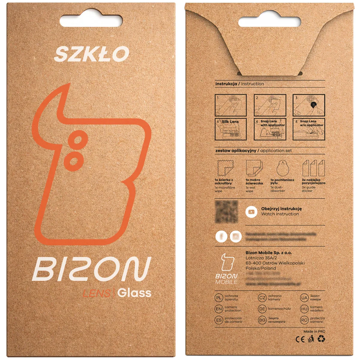 Gehärtetes Glas für die Kamera für Motorola Moto G86 5G, Bizon Glass Lens, 2 Stück - Image 5