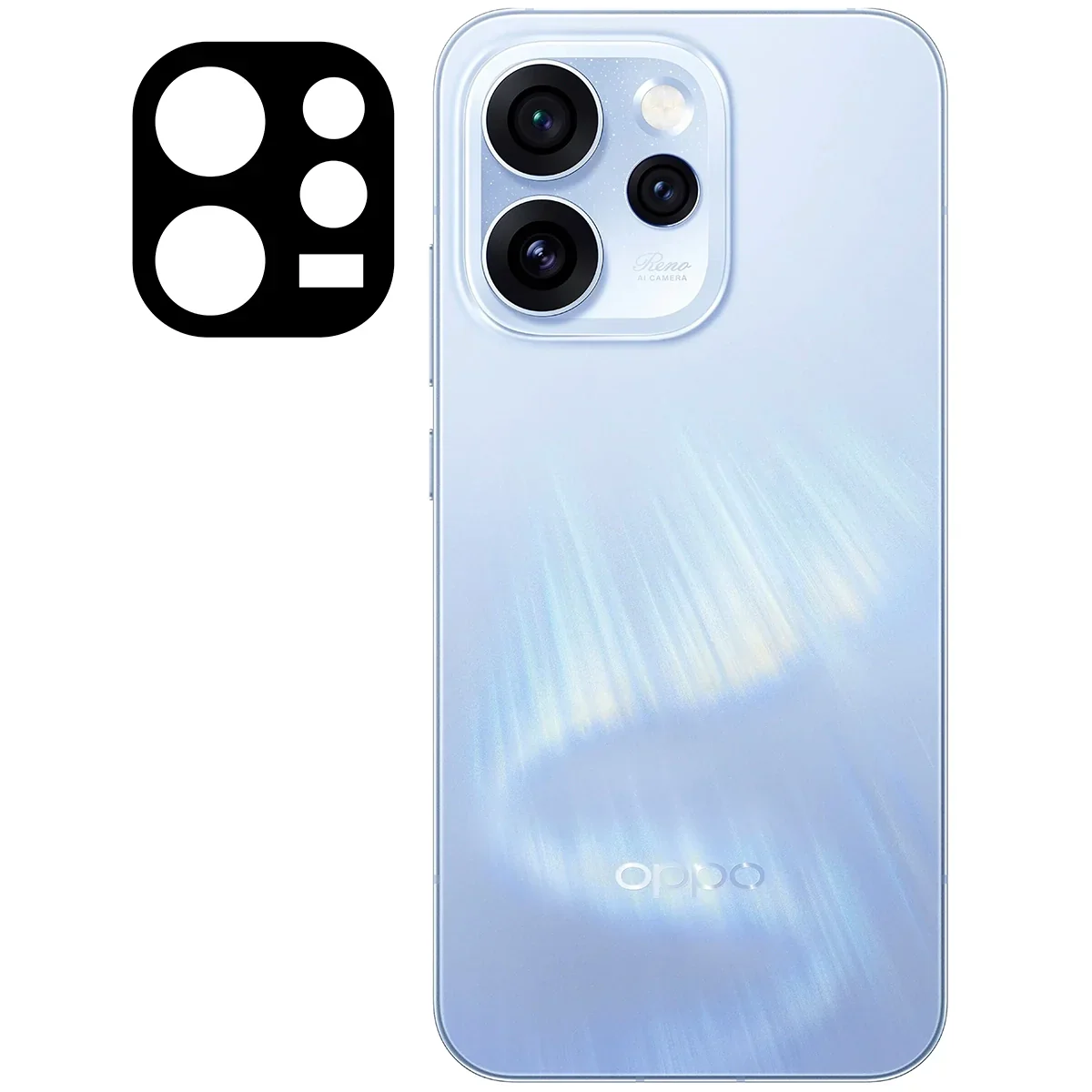 Gehärtetes Glas für die Kamera für Oppo Reno 15 Pro, Bizon Glass Lens, 2 Stück - Image 2