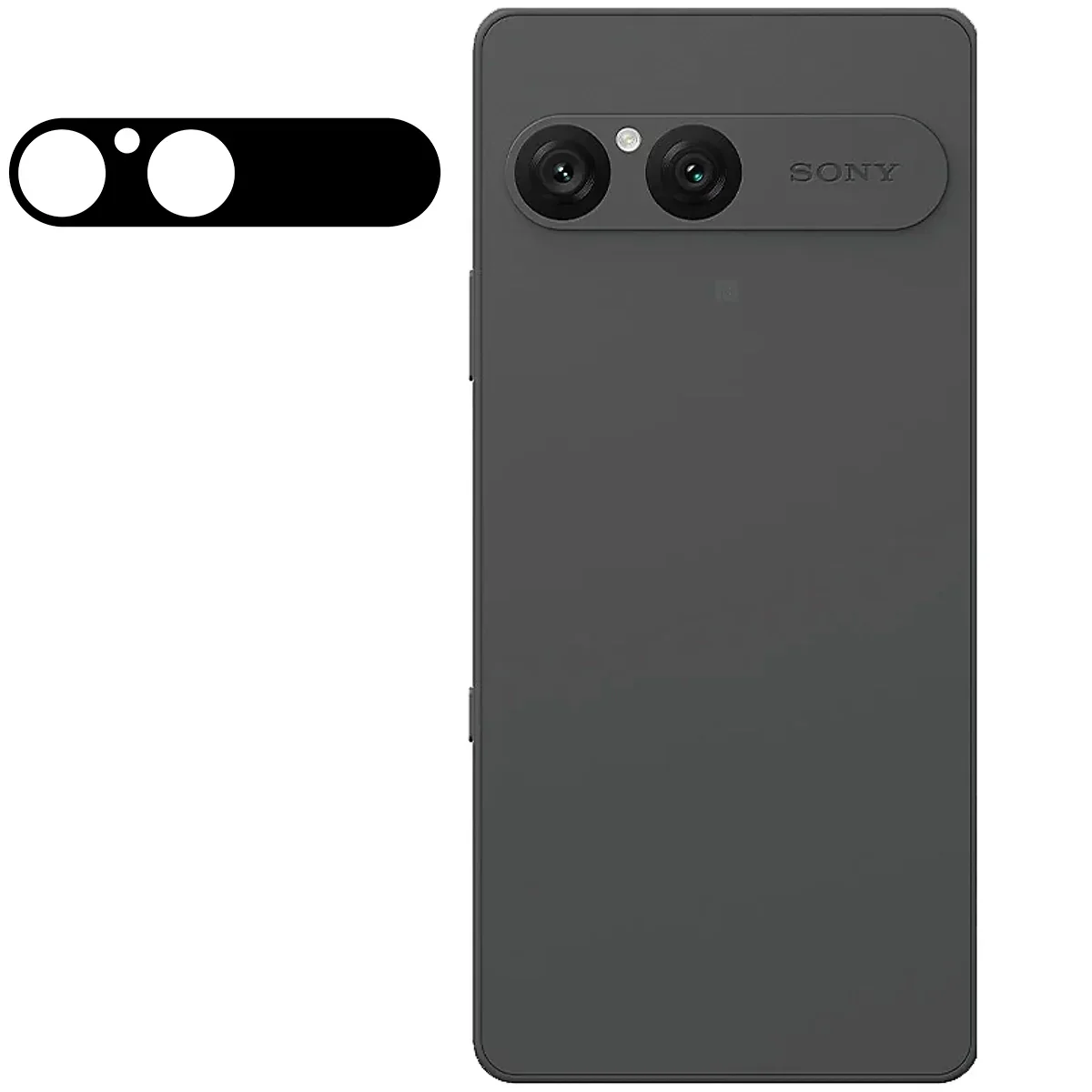 Gehärtetes Glas für die Kamera für Sony Xperia 10 VII, Bizon Glass Lens, 2 Stück - Image 2