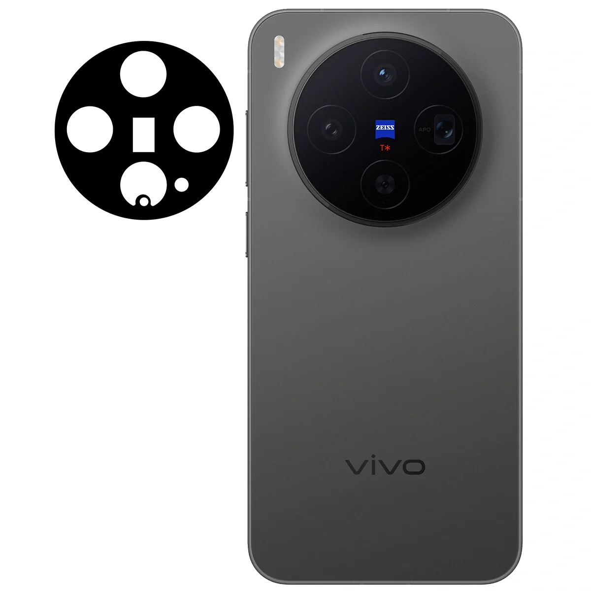 Gehärtetes Glas für die Kamera für Vivo X300, Bizon Glass Lens, 2 Stück - Image 2