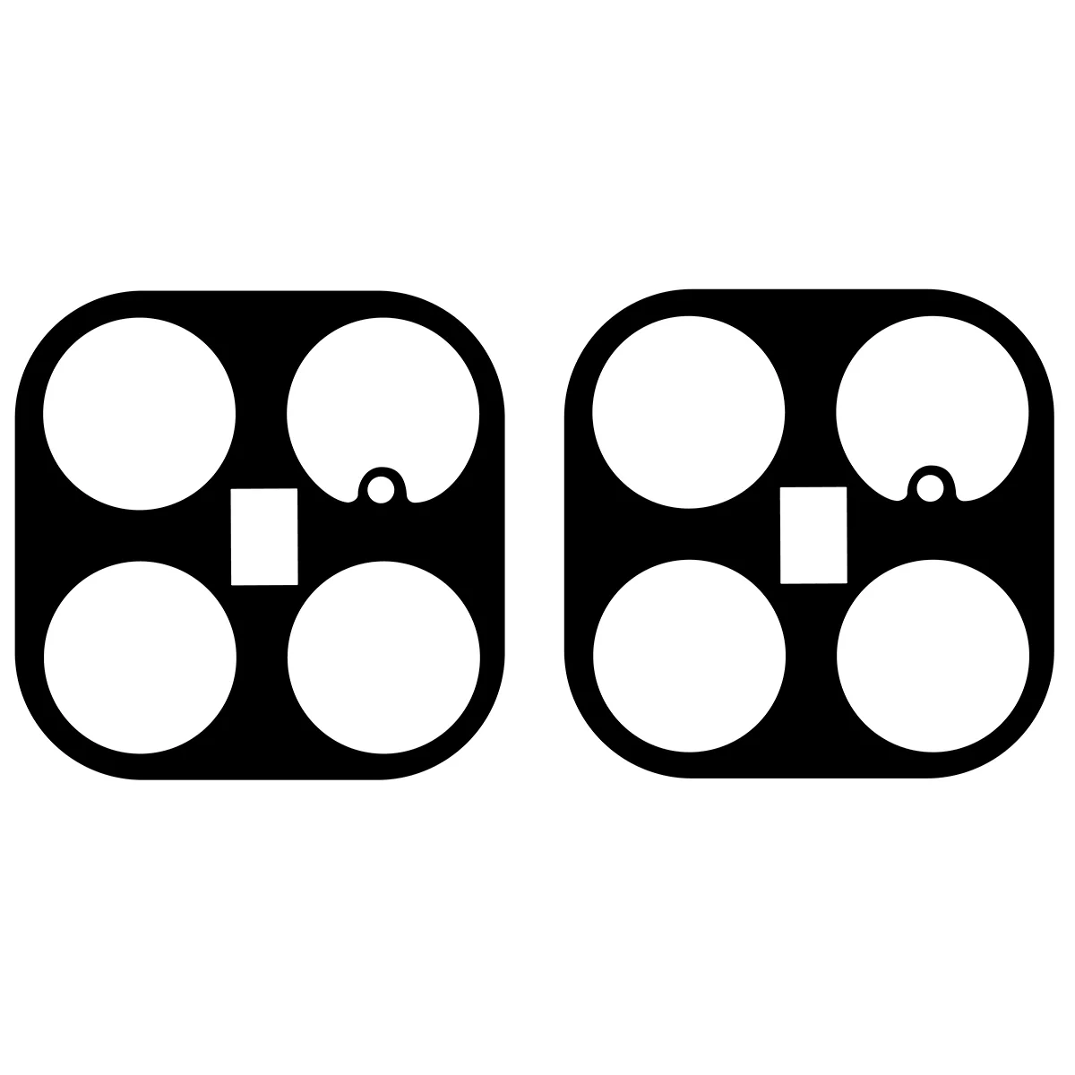 Gehärtetes Glas für die Kamera für Xiaomi 15T Pro, Bizon Glass Lens, 2 Stück - Image 3