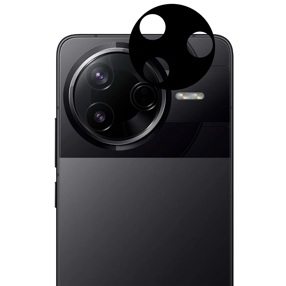 Gehärtetes Glas für die Kamera für Xiaomi Poco F7 Pro, Bizon Glass Silk Lens, 2 Stück - Image 5