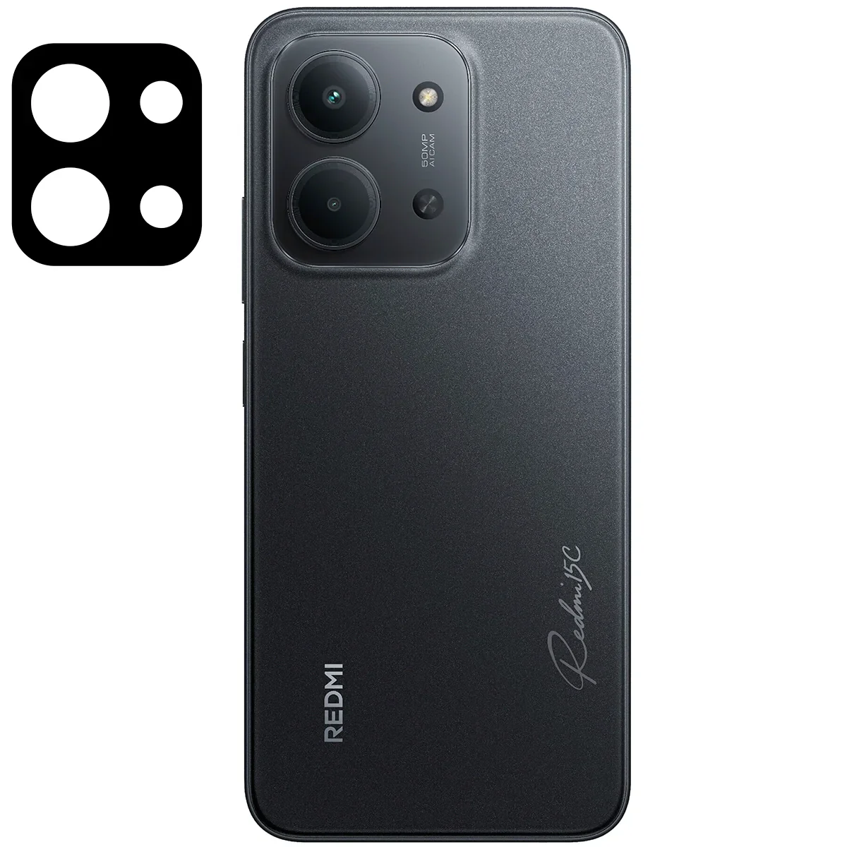 Gehärtetes Glas für die Kamera für Xiaomi Redmi 15C 4G / 5G, Bizon Glass Lens, 2 Stück - Image 2